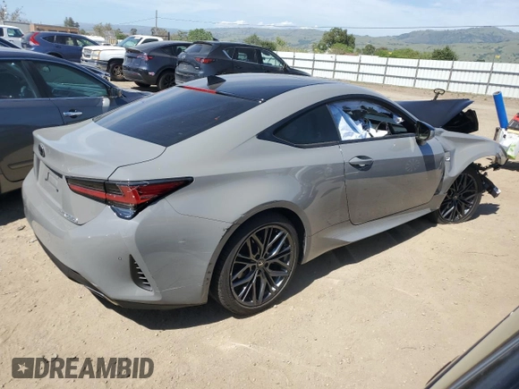 2023 Lexus RC 350 F Sport z VIN JTHGZ5DC5P5011948, wystawiony jako Copart lot #54152055 z przebiegiem 7 227 mil mil oraz Szkoda całkowita • Salvage title. Historia ofert i sprzedaży dostępna na DreamBid. Obrazek 3.