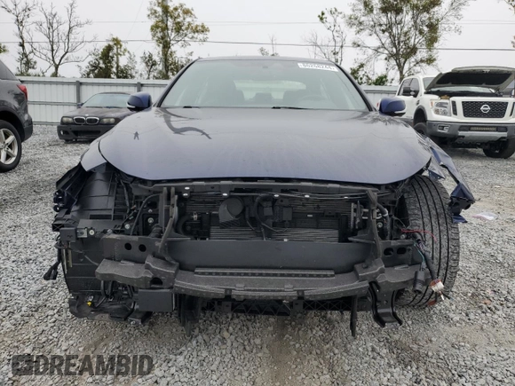 2021 Infiniti Q50 Sensory with VIN JN1EV7CP7MM703492, listed as a Copart auction lot 86268244 with 21,554 mi miles and Salvage title. Bid and sale history available at DreamBid. Image 5.
