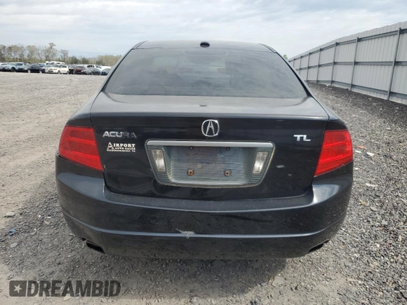 2005 Acura TL with VIN 19UUA66275A003541, listed as a Copart auction lot 52414075 with 193,956 mi miles and Salvage Title. Bid and sale history available at carsss.com. Image 6.
