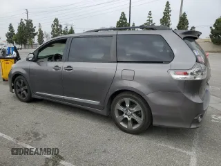 2011 Toyota Sienna SE with VIN 5TDXK3DC0BS121254, listed as a Copart auction lot 58588875 with 151,334 mi miles and Salvage title. Bid and sale history available at DreamBid. Image 2.