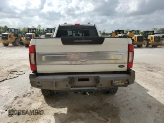 2020 Ford F-350 XL with VIN 1FT8W3BT1LED32482, listed as a Copart auction lot 43860854 with 81,153 mi miles and Salvage title. Bid and sale history available at DreamBid. Image 6.