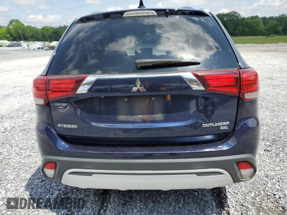 2019 Mitsubishi Outlander SE with VIN JA4AD3A30KZ034757, listed as a Copart auction lot 56308475 with 123,936 mi miles and Salvage title. Bid and sale history available at DreamBid. Image 6.