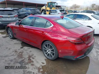 2023 Genesis G70 2.0T with VIN KMTG34TAXPU125013, listed as a IAAI auction lot 41286145 with 38,108 mi miles and . Bid and sale history available at DreamBid. Image 3.