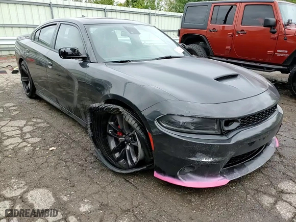 2022 Dodge Charger Scat Pack with VIN 2C3CDXGJ3NH251773, listed as a Copart auction lot 56258464 with 1,364 mi miles and Salvage Title. Bid and sale history available at carsss.com. Image 11.