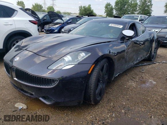 2012 Fisker Karma EcoChic z VIN YH4K16AA7CA000341, wystawiony jako Copart lot #62492854 z przebiegiem Nie podano mil oraz Szkody całkowita. Historia ofert i sprzedaży dostępna na DreamBid. Obrazek 1.