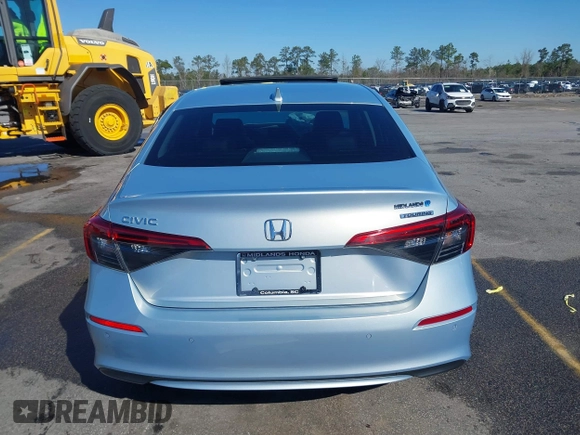 2022 Honda Civic Sedan Touring with VIN 2HGFE1F95NH312164, listed as a IAAI auction lot 41754518 with 84,384 mi miles. Bid and sale history available at carsss.com. Image 16.