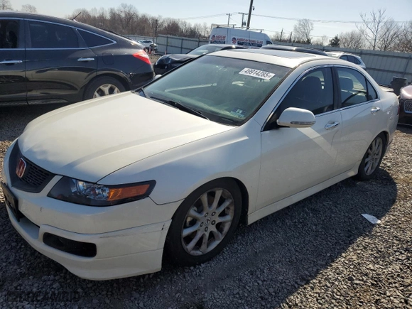 2007 Acura TSX Navi with VIN JH4CL96927C017386, listed as a Copart auction lot 49914285 with 222,019 mi miles and Clean Title. Bid and sale history available at carsss.com. Image 1.