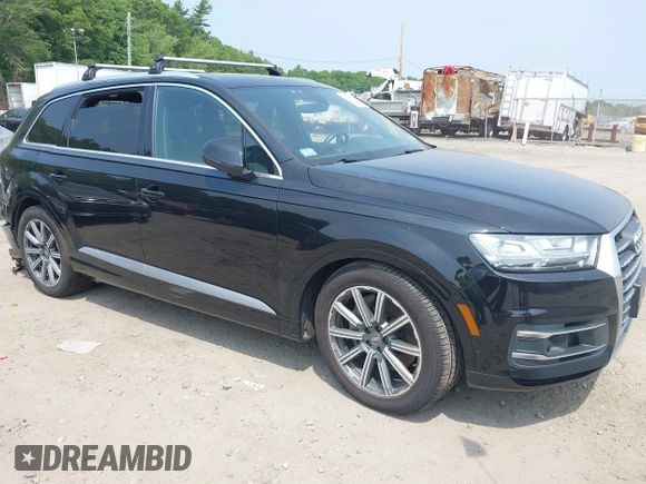2019 Audi Q7 Premium Plus with VIN WA1LAAF72KD046763, listed as a IAAI auction lot 42403552 with 109,655 mi miles and . Bid and sale history available at DreamBid. Image 1.