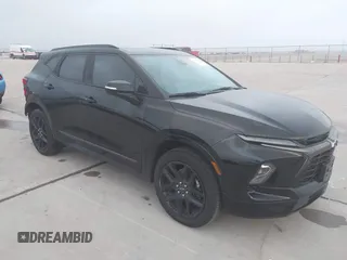 2024 Chevrolet Blazer RS with VIN 3GNKBERS6RS155475, listed as a IAAI auction lot 41529038 with 21,727 mi miles and . Bid and sale history available at DreamBid. Image 1.