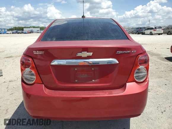 2015 Chevrolet Sonic LT with VIN 1G1JC5SH3F4158712, listed as a Copart auction lot 60845415 with 199,321 mi miles and Clean title. Bid and sale history available at DreamBid. Image 6.