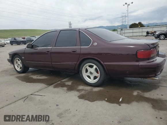 1996 Chevrolet Caprice 1SA Special Value with VIN 1G1BL52P7TR169402, listed as a Copart auction lot 58929695 with 152,433 mi miles and Clean title. Bid and sale history available at DreamBid. Image 2.
