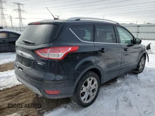 2016 Ford Escape Titanium with VIN 1FMCU9JX1GUB44723, listed as a Copart auction lot 45753105 with 124,118 mi miles and Salvage Title. Bid and sale history available at carsss.com. Image 3.