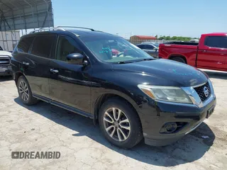 2014 Nissan Pathfinder Platinum with VIN 5N1AR2MN1EC686983, listed as a IAAI auction lot 42308095 with 111,321 mi miles and . Bid and sale history available at DreamBid. Image 1.