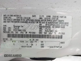 2013 Ford C-Max SE with VIN 1FADP5AU6DL512710, listed as a IAAI auction lot 41756645 with 191,578 mi miles. Bid and sale history available at carsss.com. Image 9.