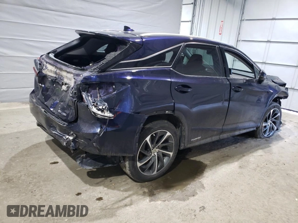 2017 Lexus RX with VIN 2T2BGMCA7HC017438, listed as a Copart auction lot 48215645 with 101,346 mi miles and Salvage Title. Bid and sale history available at carsss.com. Image 3.