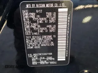 2012 Infiniti QX56 7-passenger z VIN JN8AZ2NE3C9021696, wystawiony jako Copart lot #42432495 z przebiegiem 153 684 mil mil oraz Szkoda całkowita • Salvage title. Historia ofert i sprzedaży dostępna na DreamBid. Obrazek 14.