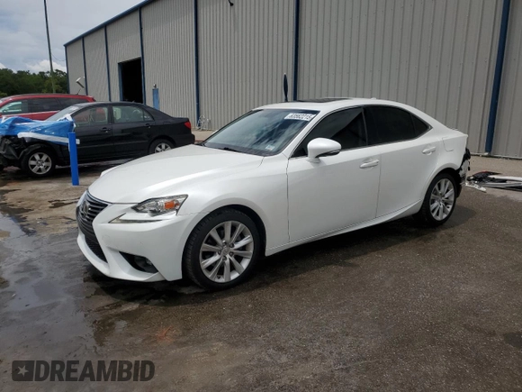 2015 Lexus IS 250 with VIN JTHBF1D21F5050392, listed as a Copart auction lot 63562215 with 101,942 mi miles and Salvage title. Bid and sale history available at DreamBid. Image 1.