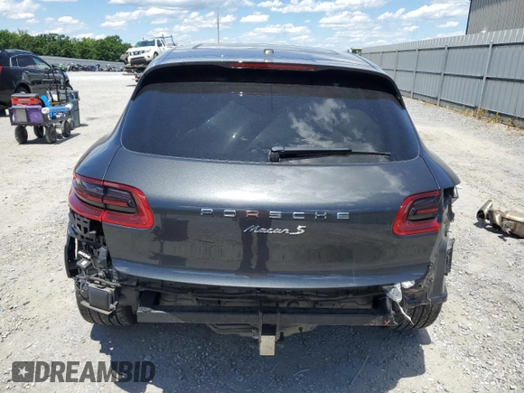 2017 Porsche Macan S with VIN WP1AB2A50HLB20667, listed as a Copart auction lot 56960755 with 73,873 mi miles and Salvage title. Bid and sale history available at DreamBid. Image 6.