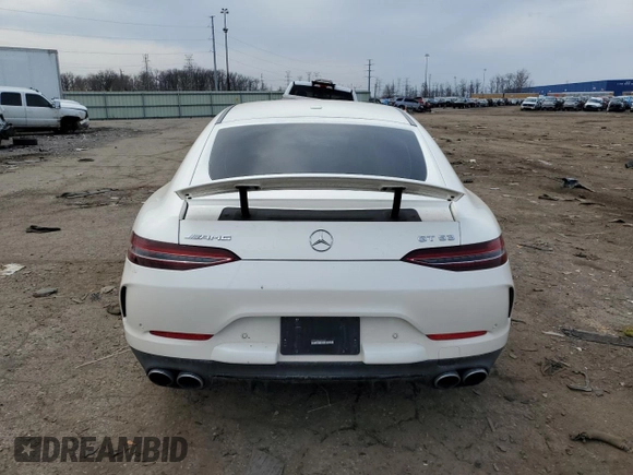 2019 Mercedes-Benz AMG GT 53 with VIN WDD7X6BB0KA007660, listed as a Copart auction lot 52593275 with 64,296 mi miles and Salvage title. Bid and sale history available at DreamBid. Image 6.