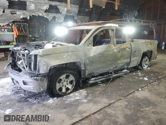 2014 Chevrolet Silverado 1500 LT with VIN 1GCVKREC9EZ111110, listed as a Copart auction lot 45542595 with Not Provided miles and Salvage Title. Bid and sale history available at DreamBid. Image 1.