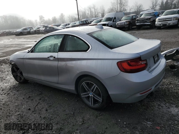 2017 BMW 2 Series 230i with VIN WBA2F9C34HV664704, listed as a Copart auction lot 45347985 with 46,097 mi miles and Salvage title. Bid and sale history available at DreamBid. Image 2.