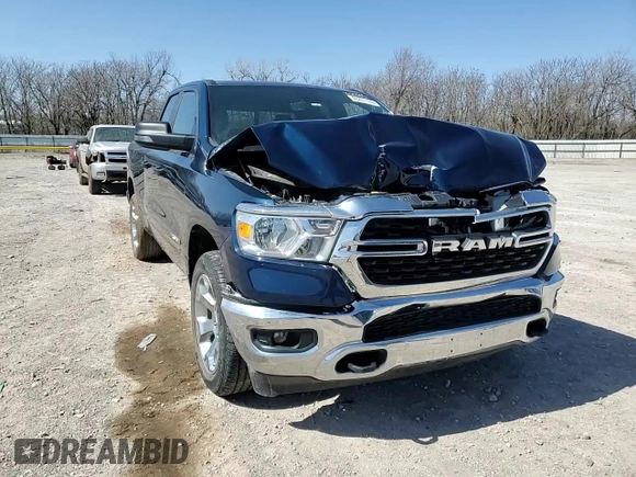 2023 Ram 1500 Big Horn with VIN 1C6SRFBT0PN610994, listed as a Copart auction lot 46251105 with 47,578 mi miles and Salvage Title. Bid and sale history available at carsss.com. Image 11.