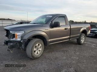2018 Ford F-150 XL with VIN 1FTMF1EB3JKF50962, listed as a Copart auction lot 85666114 with 85,255 mi miles and Salvage Title. Bid and sale history available at carsss.com. Image 1.