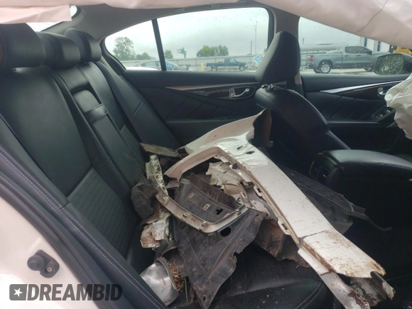 2017 Infiniti Q50 Sport z VIN JN1EV7AP0HM734043, wystawiony jako Copart lot #58812505 z przebiegiem 111 596 mil mil oraz Szkoda całkowita • Salvage title. Historia ofert i sprzedaży dostępna na DreamBid. Obrazek 10.