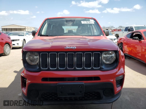 2021 Jeep Renegade Sport z VIN ZACNJDABXMPN09892, wystawiony jako Copart lot #48616195 z przebiegiem 41 788 mil mil oraz Czysty tytuł • Clean title. Historia ofert i sprzedaży dostępna na DreamBid. Obrazek 5.