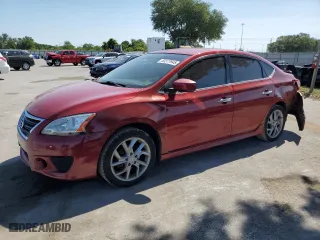 2013 Nissan Sentra SR with VIN 3N1AB7AP4DL796380, listed as a Copart auction lot 53377945 with 90,551 mi miles and Salvage Title. Bid and sale history available at carsss.com. Image 1.