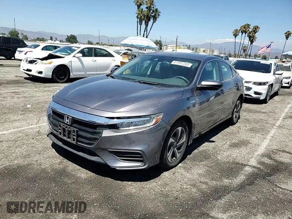 2019 Honda Insight EX with VIN 19XZE4F59KE001449, listed as a Copart auction lot 61997265 with 93,181 mi miles and Salvage title. Bid and sale history available at DreamBid. Image 13.