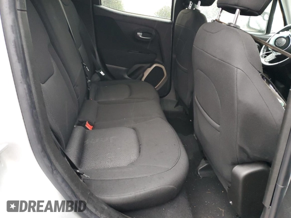 2017 Jeep Renegade Altitude with VIN ZACCJBBB0HPE84035, listed as a Copart auction lot 57789515 with 53,458 mi miles and Salvage title. Bid and sale history available at DreamBid. Image 11.