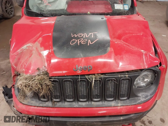 2016 Jeep Renegade Trailhawk with VIN ZACCJBCT7GPD60429, listed as a IAAI auction lot 41415886 with 89,072 mi miles and . Bid and sale history available at carsss.com. Image 10.