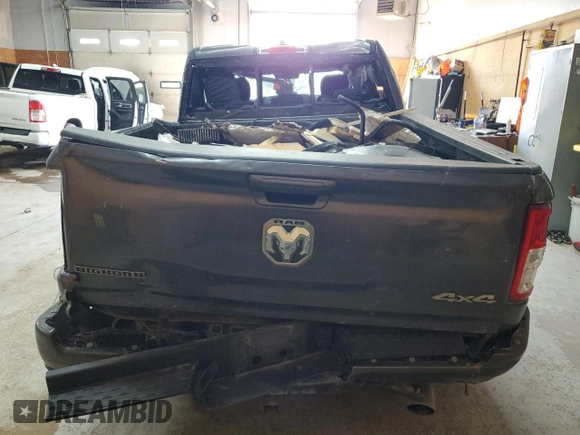 2020 Ram 1500 Big Horn with VIN 1C6SRFFM2LN249037, listed as a Copart auction lot 62484994 with 0 mi miles and Non Repairable. Bid and sale history available at carsss.com. Image 6.
