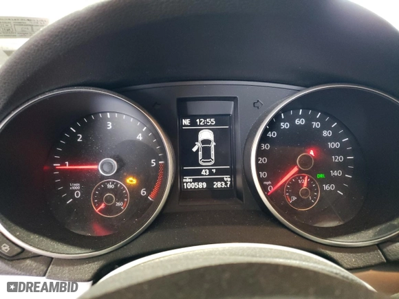2012 Volkswagen Golf TDI w/Tech Pkg with VIN WVWMM7AJ2CW113181, listed as a Copart auction lot 52576855 with 100,589 mi miles and Salvage Title. Bid and sale history available at carsss.com. Image 9.