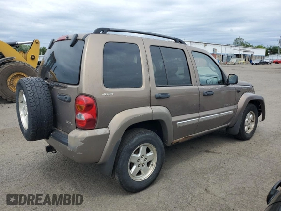 2002 Jeep Liberty Limited with VIN 1J4GL58K22W120496, listed as a Copart auction lot 62561875 with 161,388 mi miles and Salvage title. Bid and sale history available at DreamBid. Image 3.