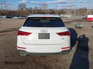 2023 Audi Q3 S line Premium Plus with VIN WA1EECF37P1025146, listed as a IAAI auction lot 41520532 with 36,717 mi miles and . Bid and sale history available at DreamBid. Image 16.