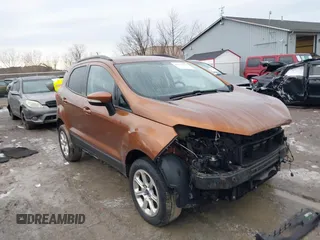 2020 Ford EcoSport SE with VIN MAJ6S3GL2LC376892, listed as a IAAI auction lot 41655638 with 56,710 mi miles and . Bid and sale history available at carsss.com. Image 1.