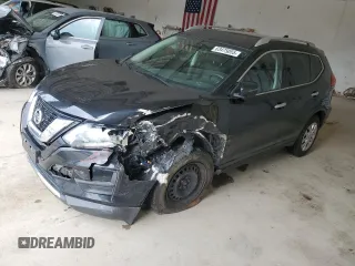 2017 Nissan Rogue S with VIN KNMAT2MV7HP514900, listed as a Copart auction lot 63475055 with 124,705 mi miles and Salvage title. Bid and sale history available at DreamBid. Image 1.
