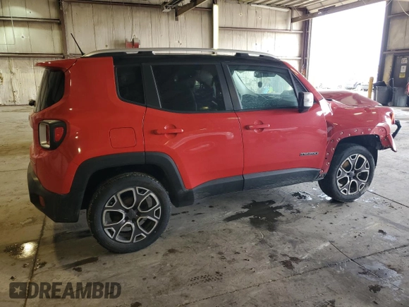 2015 Jeep Renegade Limited with VIN ZACCJBDT0FPB71229, listed as a Copart auction lot 51453205 with 242,903 mi miles and Salvage Title. Bid and sale history available at DreamBid. Image 3.