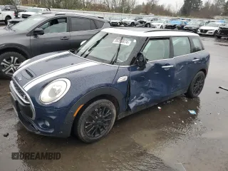 2018 MINI Clubman Cooper S with VIN WMWLU5C5XJ2G02447, listed as a Copart auction lot 85390874 with 115,354 mi miles and Salvage Title. Bid and sale history available at carsss.com. Image 1.
