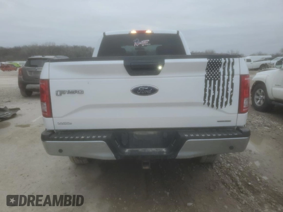 2016 Ford F-150 XLT with VIN 1FTFW1EF0GKE19752, listed as a Copart auction lot 44525105 with 107,496 mi miles and Salvage Title. Bid and sale history available at carsss.com. Image 6.