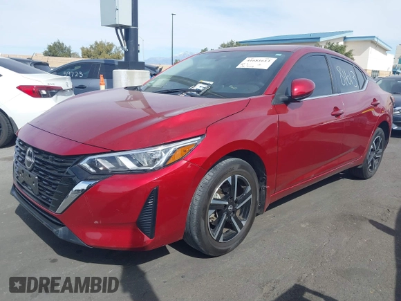 2024 Nissan Sentra SV with VIN 3N1AB8CV1RY230530, listed as a IAAI auction lot 41681613 with 34,329 mi miles and . Bid and sale history available at DreamBid. Image 20.