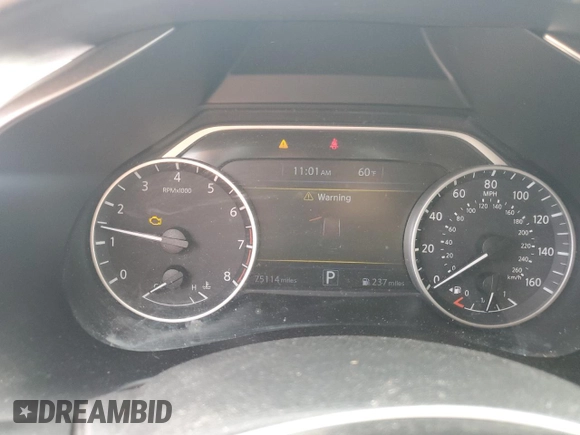 2018 Nissan Murano SV with VIN 5N1AZ2MG5JN150750, listed as a Copart auction lot 49911885 with 75,114 mi miles and Salvage Title. Bid and sale history available at DreamBid. Image 9.