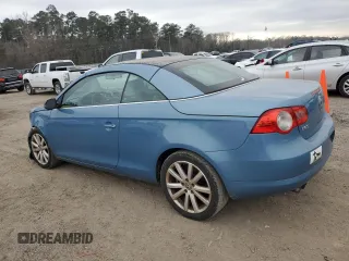 2007 Volkswagen Eos 2.0T with VIN WVWBA71F67V048150, listed as a Copart auction lot 47478245 with 123,640 mi miles and Salvage Title. Bid and sale history available at DreamBid. Image 2.