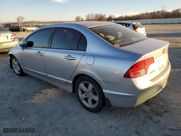2008 Honda Civic Sdn EX with VIN 2HGFA158X8H354306, listed as a Copart auction lot 42007695 with 150,400 mi miles and Salvage Title. Bid and sale history available at carsss.com. Image 2.