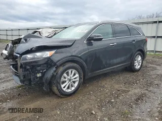 2019 Kia Sorento LX z VIN 5XYPG4A32KG597417, wystawiony jako Copart lot #51785435 z przebiegiem 108 029 mil mil oraz Szkoda całkowita • Salvage title. Historia ofert i sprzedaży dostępna na DreamBid. Obrazek 1.