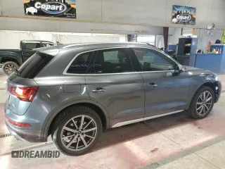 2021 Audi SQ5 Premium Plus with VIN WA1A4AFYXM2088832, listed as a Copart auction lot 79975924 with 3,984 mi miles and Salvage Title. Bid and sale history available at carsss.com. Image 3.