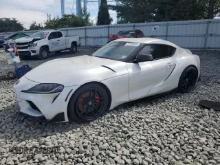 2020 Toyota GR Supra 3.0 with VIN WZ1DB4C06LW025616, listed as a Copart auction lot 72152934 with 0 mi miles and Salvage Title. Bid and sale history available at carsss.com. Image 1.