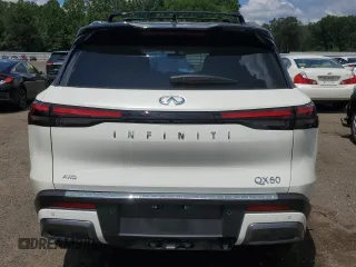 2025 Infiniti QX60 Autograph with VIN 5N1AL1HU5SC341027, listed as a Copart auction lot 65010435 with 5,180 mi miles and Salvage title. Bid and sale history available at DreamBid. Image 6.